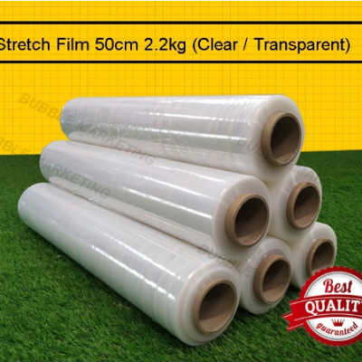6 rolls Stretch Film 50cm x 2.2kg 1 carton Wrapping Film