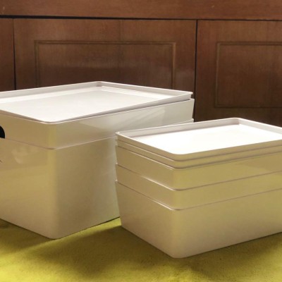 *IKEA KUGGIS Box with lid - 18x26x8 cm