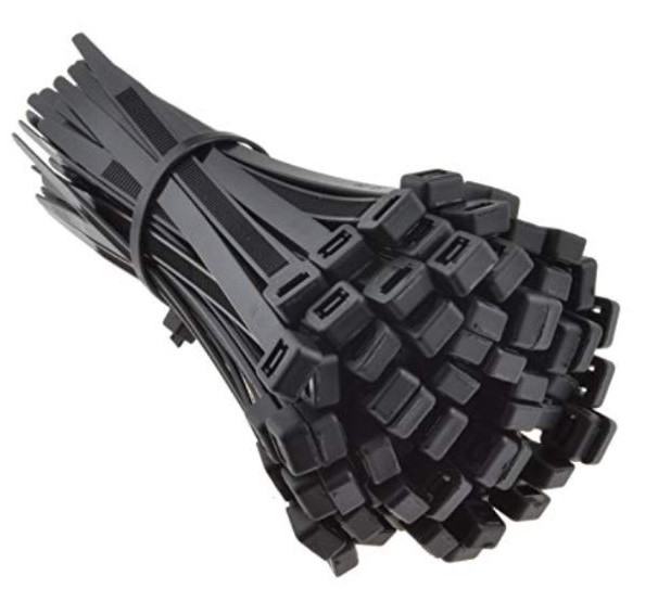 CABLE TIES - PVC BLACK (400 X 8MM)