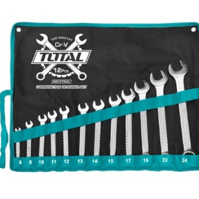 TOTAL THT1022121 12pcs (6-24mm) Combination Spanner Set