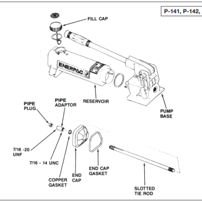 ENERPAC P392 Hydraulic Hand Pump