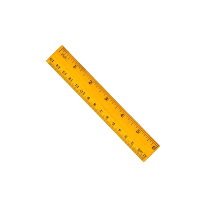 Horse Wooden Ruler 15cm (1X10'S)