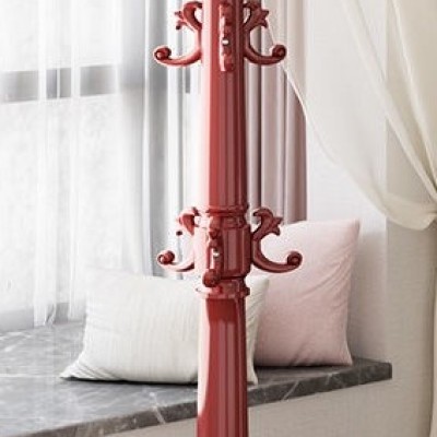 *European-Style Solid Wood Coat and Hat Rack Stand