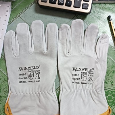 LETHER GLOVE (WHITE)
