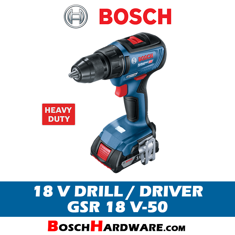 Bosch 18V Cordless Drill  /  Driver GSR 18 V-50