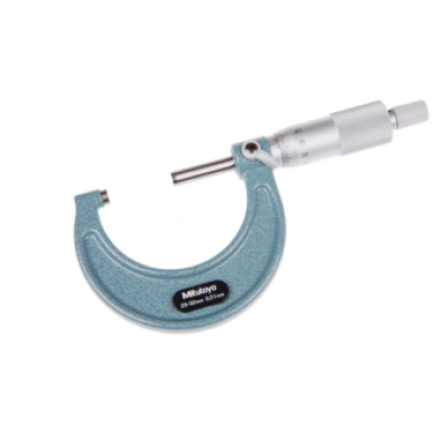 Mitutoyo 103-138 External Micrometer, Range 25 mm 50 mm