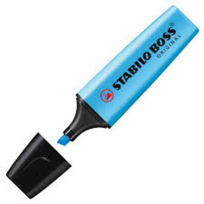 STABILO BOSS HIGHLIGHTER (BLUE)