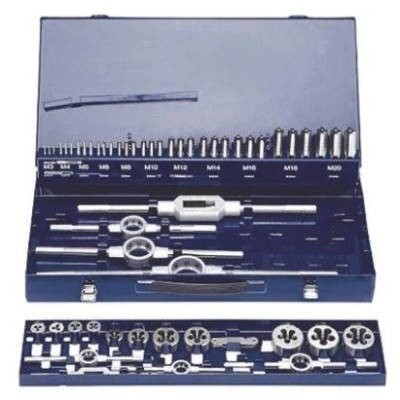 EVENTUS 52-Piece HSS Thread Tap & Die Set, M3 - M20 Taps, M3 - M20 Dies
