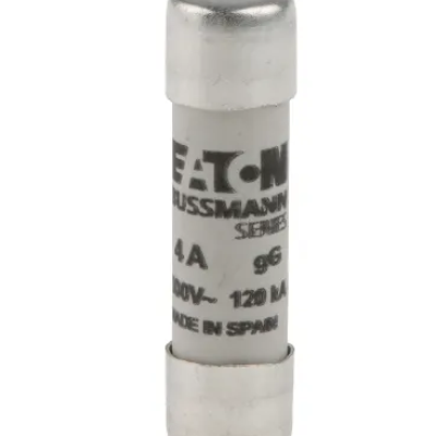 Eaton 4A Ceramic Fuse, 10 x 38mm, per piece, RS 703-8370