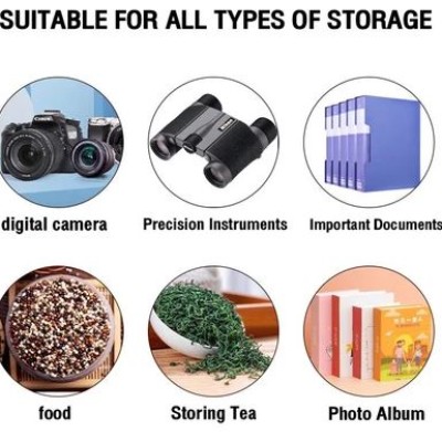[EXTRA LARGE] Camera dry box storage drybox Digital hygrometer Silica Gel Desiccant dry cabinet Moisture-proof  31X23.5X21CM