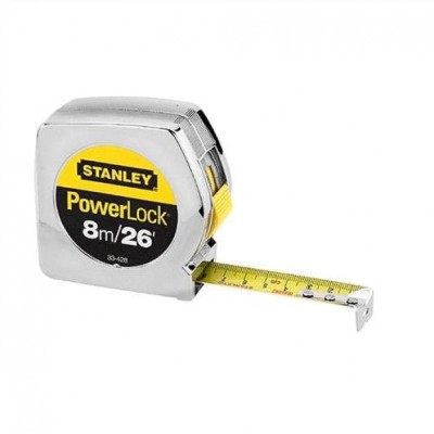 Stanley 33-428-2 PowerLock Measuring Tape Rule 8M (26FT)