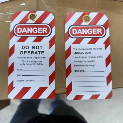 LOTO ELECTRICAL TAG (YELLOW)