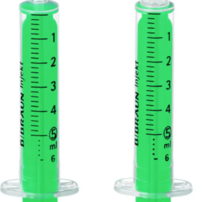 B. Braun Injekt Disposable Syringes 5 ml, 2-Parts, Luer Connection, Single Sterile Packed, Pack of 100