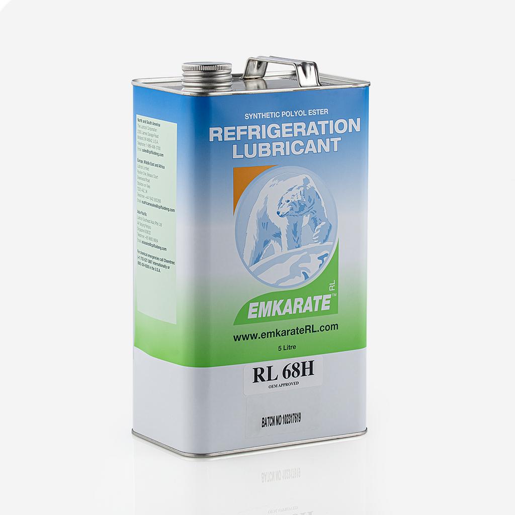 HVAC refrigerant lube EMKARATE RL68H Synthetic Polyol Ester 20L