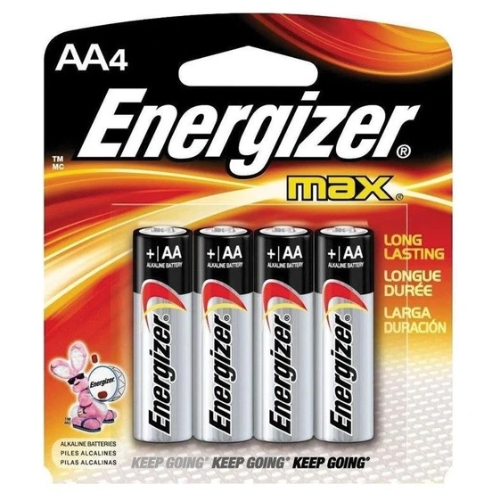 [DELIVER TO LABUAN ONLY]ENERGIZER BATTERY AA, 4PCS      /      PACK