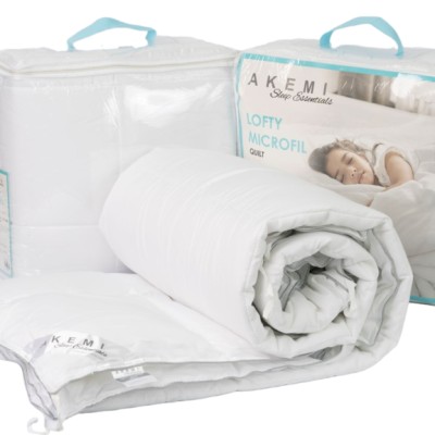 *AKEMI Sleep Essentials Lofty Microfil Quilt