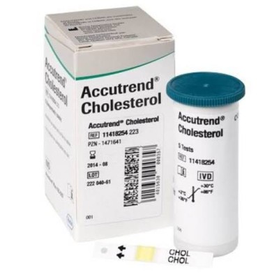 Accutrend Plus Test Strips (Cholesterol 25s) - Roche Diagnostic Strip