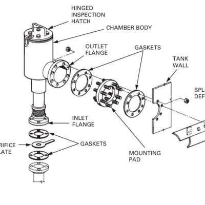 Foam Chamber Vapour Seal Assembly, Model AFC  550 Size (Part No:75988)