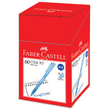 FABER CASTELL CLICK X5 BALL PEN BLUE 60  /  BOX