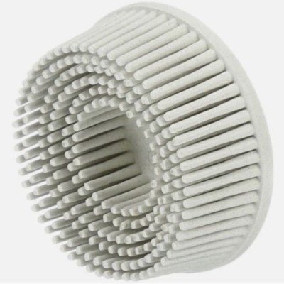 3M 18733 2" x 5 8" 120G White Scotch-Brite Roloc Bristle Disc, 2 pk