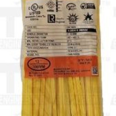 300MM CABLE TIE-YELLOW (NYLON)