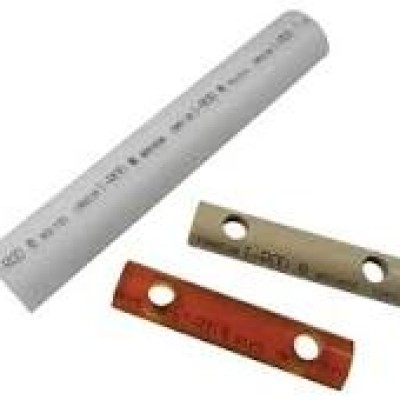 I-ROD HT (AMBER) - "HIGH COMPRESSIVE STRENGTH THERMOPLASTIC" c w 2 holes for bolts - For Pipe DN150