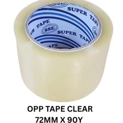 OPP TAPE Wide 72MMx 90 Yards Clear Brown high strength packaging adhesive tape