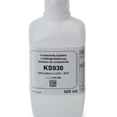 Hach C20C280 KS930 KCl Solution, 0.001M 500 mL, 148 S cm at 25 C