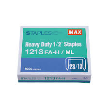 Staples + dawai kokot - 2 set each for medium and large size (10-1M, 3-1M Max brand) Staples Max 3-1M