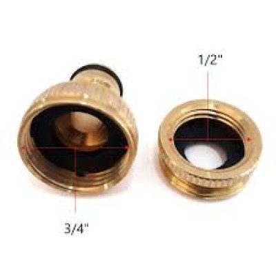 SOLID FULL BRASS ADAPTOR CONNECTOR