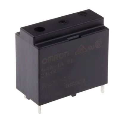 Omron PCB Mount Power Relay, 24V dc Coil, 20A Switching Current, SPST