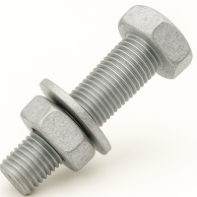 M12x35mm: SS316 (A4-70) Hex Bolt (FT) + 1 x Hex Nut + 1 x Flat Washer