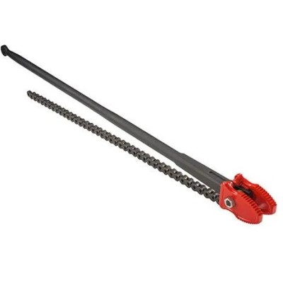 Double-End Chain Tongs 44 pipe long, 1-6 pipe capacity. Ridgid 92675