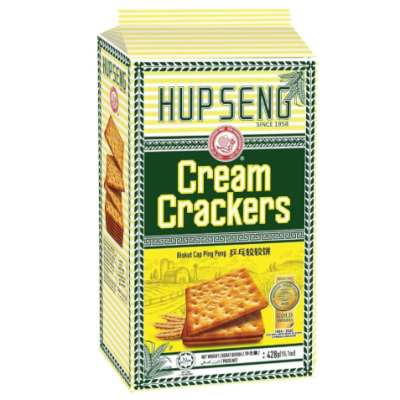 CAP HUP SENG PING PONG CREAM CRACKERS 428G