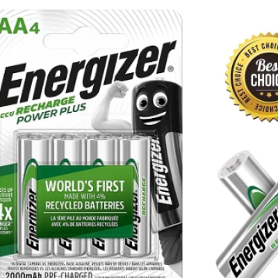 Energizer NH15RP4PP Rechargeable Battery AA 2000mAH NH15 (4's pk)