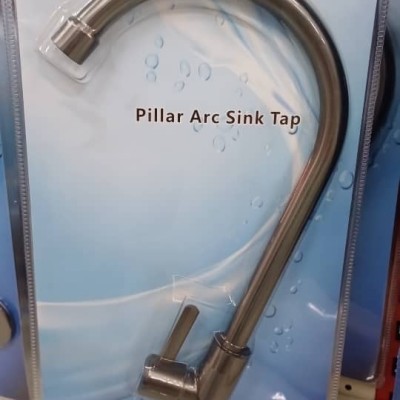 VIP SUS 304 MATT GREY PILLAR SWING TAP MG-3612