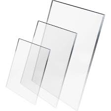 Acrylic Thermoplastic Sheet (600mmX600mm) 8mm thickness White transparent color