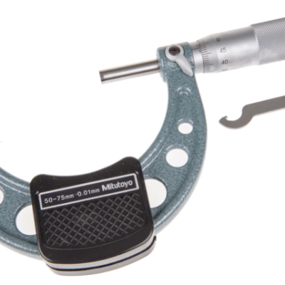 Mitutoyo 103-139-10H External Micrometer, Range 50 mm - 75 mm