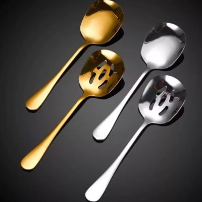Serving spoon and fork