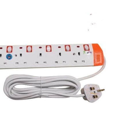 5 GANGS EXTENSION WIRE (5 METER) SIRIM APPROVED   WAYAR EXTENSION   CABLE EXTENSION