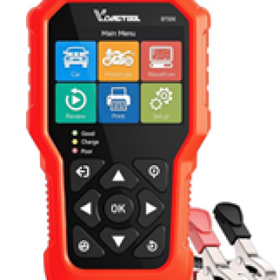 VDIAGTOOL BT500 Digital Car Battery Tester 6V 12V 24V Starter Alternator Cranking Charging Tester