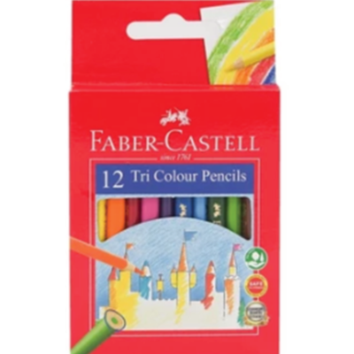 FC COLOUR PENCIL TRI-COLOUR 12S 115902