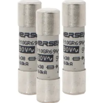Mersen 5A Slow-Blow Ceramic Fuse, 10 x 38mm (10 units  box)