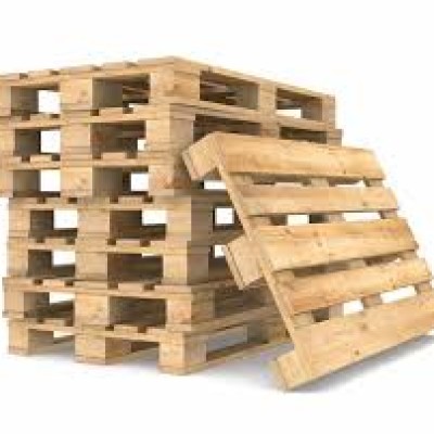Stacking wooden pallet L : 40" x W: 45" x H: 6", SWL 1000KGS