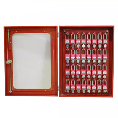 Locks Management Lockout LOTO Steel Padlock Station Large Capacity 64