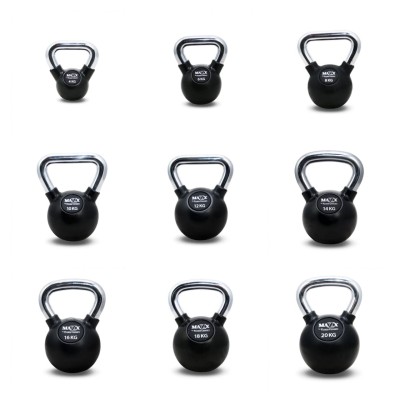*MAXX RUBBERIZED KETTLEBELL 20 Kg