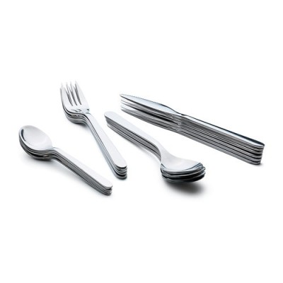 *IKEA FRNUFT stainless steel cutlery -fork   spoon [4s]