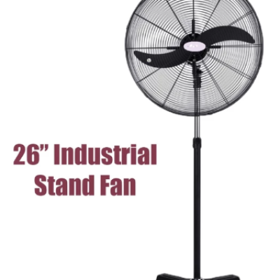 26" Inches Heavy Duty Industrial Standing Fan Durable