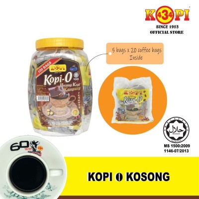 *#KOPI 434 MUAR 100uncang (black coffee)