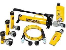 Enerpac, SC05HTB, (P39, GA45GC, HC7206C)Three Hydraulic Cylinders and Hand Pump Toolbox Set